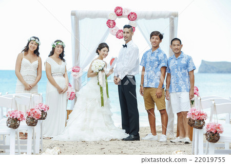 海灘婚禮聚會照片 22019755