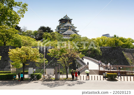 Osaka Castle and foreign tourists Osaka Castle and foreign tourists 22020123