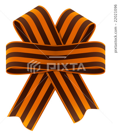 St. George ribbon bow. Symbol of Russian Victory 22021096