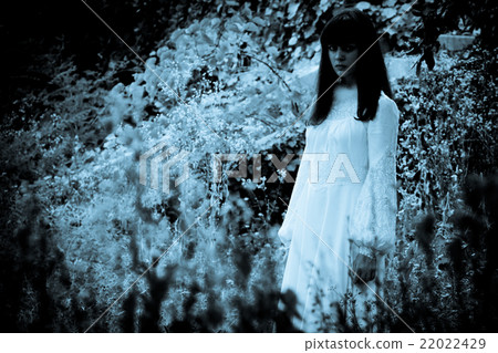 Horror scene of a scary woman 22022429