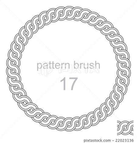 ancient  pattern curls decor 22023136