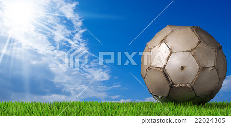 Football - Soccer Ball with Green Grass Football - Soccer Ball with Green Grass 22024305