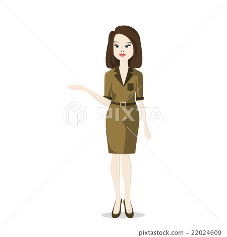 business woman presentation 22024609