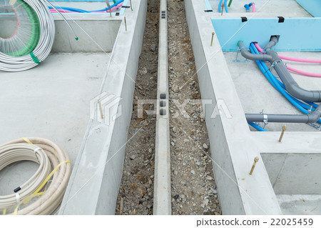 Housing foundation construction Housing foundation construction 22025459