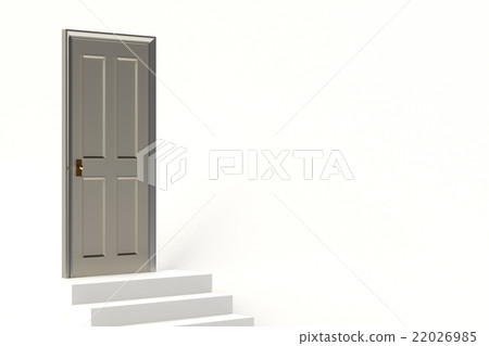 Closed door illustration Closed door illustration 22026985