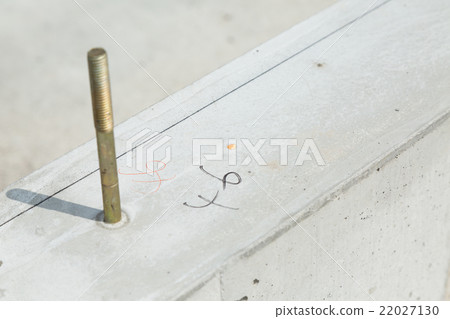 Face of earthquake resistant housing foundation concrete 22027130