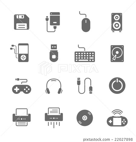 Icon set - devices accessory 22027898