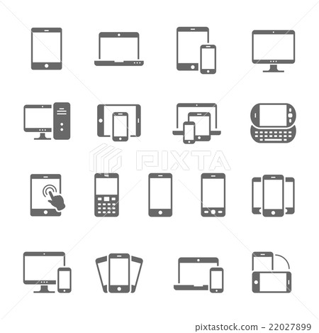 Icon set - responsive devices 22027899