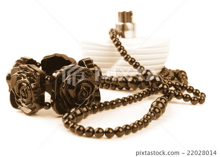 necklace, bracelet and parfume bottle 22028014