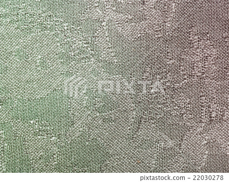 textile - green and magenta colored silk fabric 22030278