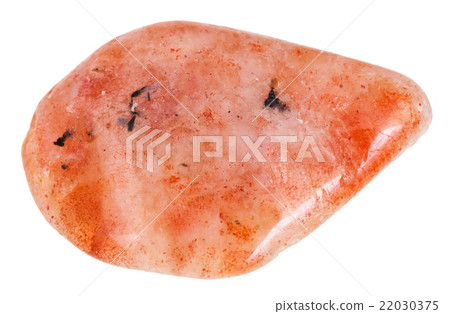 polished Sunstone (Heliolite) gemstone isolated polished Sunstone (Heliolite) gemstone isolated 22030375
