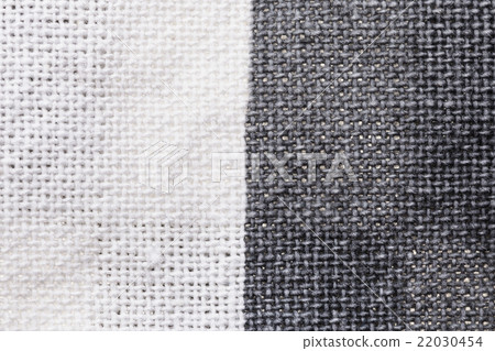 textile background - white and gray cotton fabric 22030454