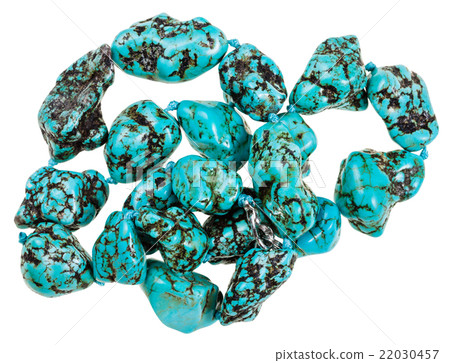 necklace from blue Howlite gemstones 22030457