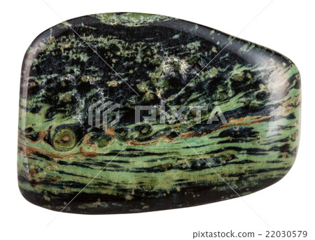 tumbled madagascar green rhyolite gemstone 22030579