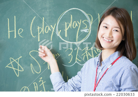 女老師/黑板 22030633