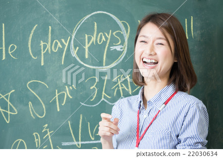 女老師/黑板 女老師/黑板 22030634