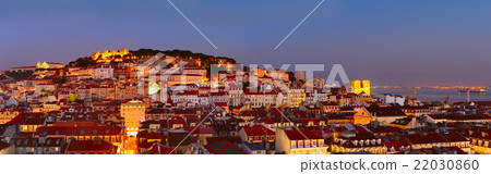 Lisbon Old Town panorama Lisbon Old Town panorama 22030860