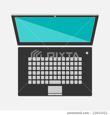 Laptop computer. Vector illustration. 22031012