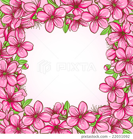 Peach blossom frame 22031092