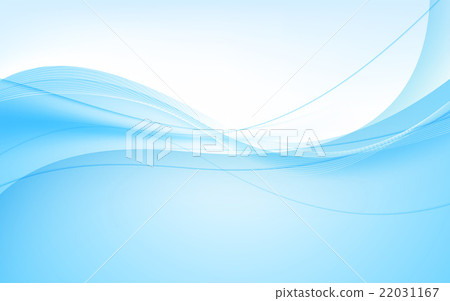 Abstract blue waves - data stream concept. Vector - Stock Illustration ...