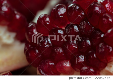 Several pieces of juicy pomegranate Several pieces of juicy pomegranate 22032546