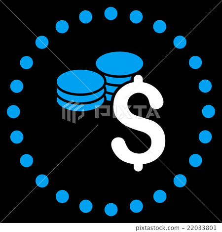 Dollar Coins Icon Dollar Coins Icon 22033801