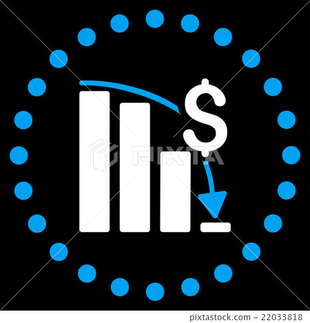 Financial Crisis Icon Financial Crisis Icon 22033818