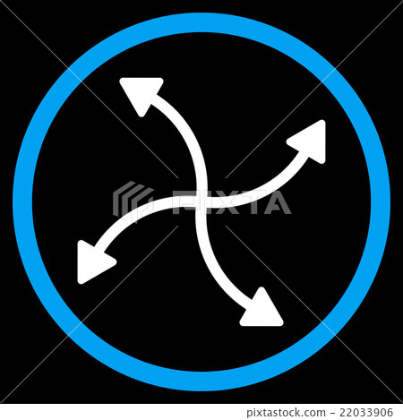 Swirl Arrows Icon 22033906