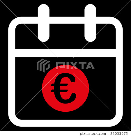 Euro Date Icon Euro Date Icon 22033975