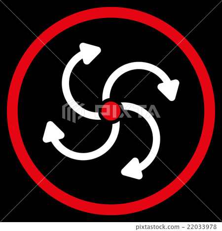 Fan Rotation Icon 22033978