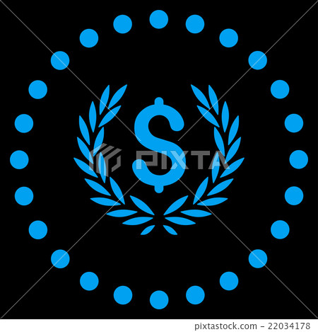 Laurel Bank Emblem Icon 22034178