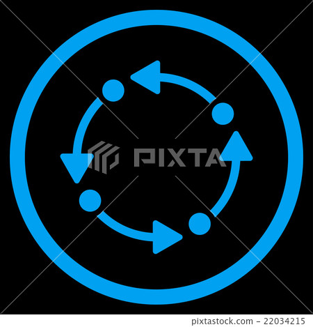 Rotate Flat Icon Rotate Flat Icon 22034215