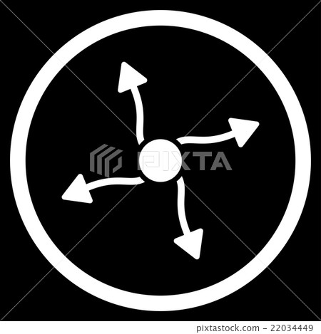 Curve Arrows Icon Curve Arrows Icon 22034449