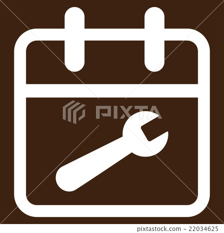 Service Date Icon - Stock Illustration [22034625] - PIXTA