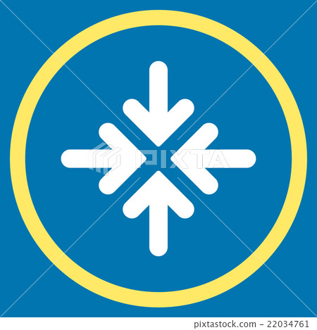 Quadro Collide Arrows Icon - Stock Illustration [22034761] - PIXTA