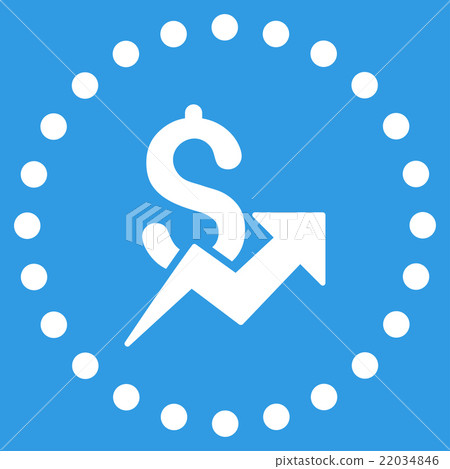 Dollar Growth Icon Dollar Growth Icon 22034846