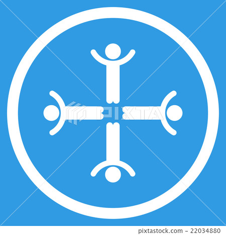 Hands Up Men Icon 22034880