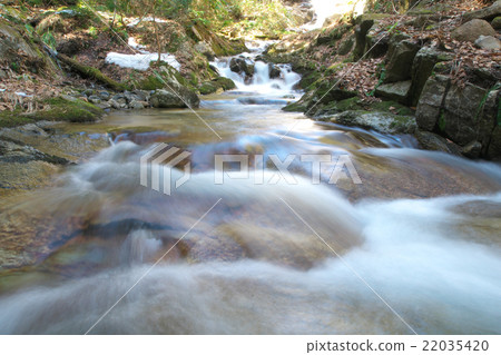 Flow of lining of the Kiso River source area Flow of lining of the Kiso River source area 22035420