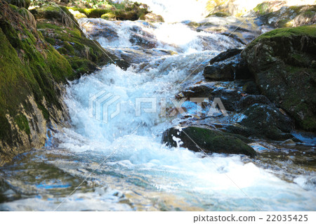 Flow of lining of the Kiso River source area Flow of lining of the Kiso River source area 22035425