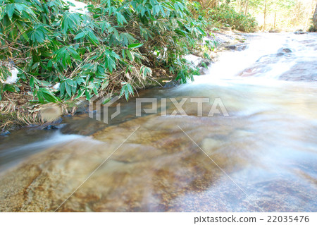 Flow of the flat of the Kiso River source area, Floor waves saw flooring (Hiradaru) Flow of the flat of the Kiso River source area, Floor waves saw flooring (Hiradaru) 22035476