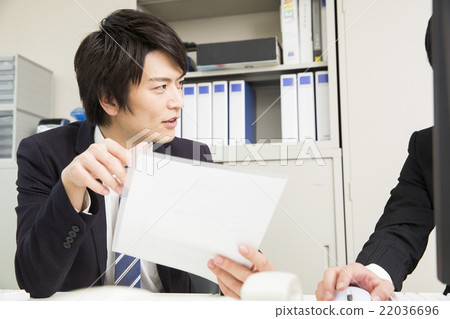 Business image Young businessman 2 people Business image Young businessman 2 people 22036696