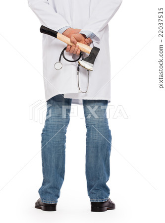 Evil medic holding a small axe Evil medic holding a small axe 22037515