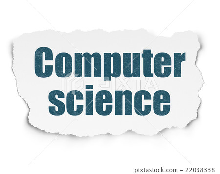 Science concept: Computer Science on Torn Paper 22038338