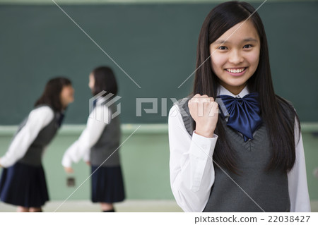 Girls studying guts posing Girls studying guts posing 22038427