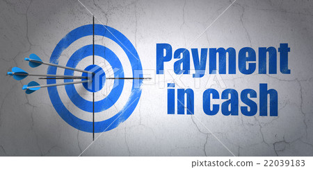 Banking concept: target and Payment In Cash on 22039183