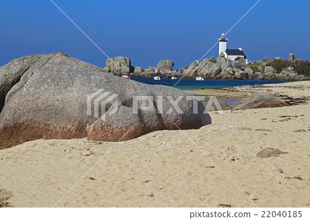 Lighthouse Pontusval, Brittany, France 22040185