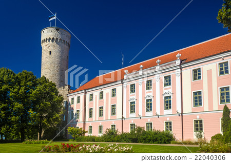 View of Toompea Castle in Tallinn - Estonia 22040306