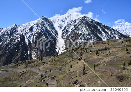 巴基斯坦Nanga Palvato Village Astor美麗的山脈和村莊 巴基斯坦Nanga Palvato Village Astor美麗的山脈和村莊 22040503