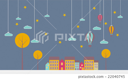 Graphic small city Graphic small city 22040745