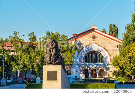 Monument to Stalin victims and the Railway Station 22040963